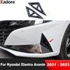 Для Hyundai Elantra Avante    Накладка на передний противотуманный фонарь автомобиля из углеродного волокна, окантовка, аксессуары
