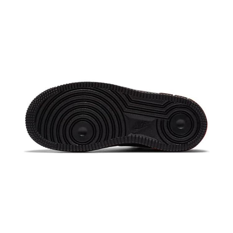 Nike Кроссовки Air Force 1 LV8 KSA Low top для скейтбординга Черно-оранжевые Детские Возраст 3-7 лет CT4681-001