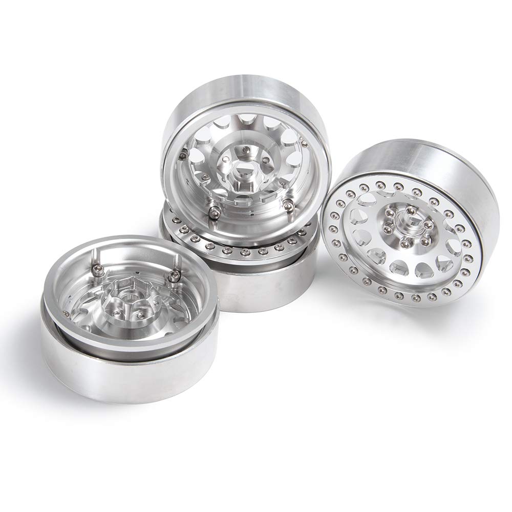 2.2-inch Internal Beadlock Wheels for RC Cars, Fits Wraith and RC Crawler #3 (4-Pack)