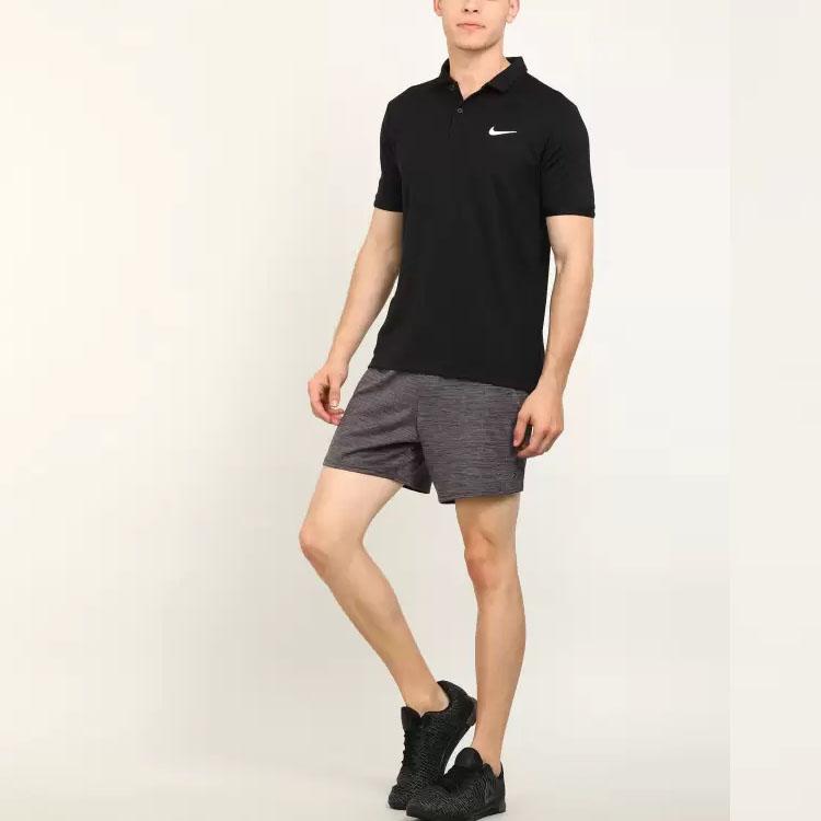Nike Мужские поло с короткими рукавами Court Dri-FIT Team, черные 939138-010