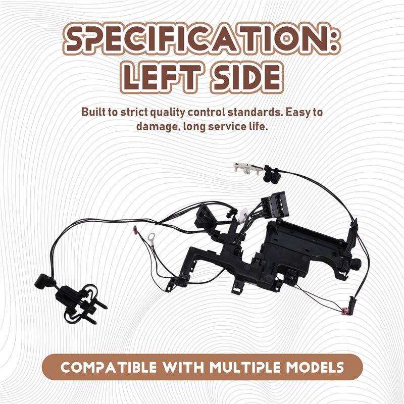 For BMW F32 X5 X6 F10 LCI Headlight Wiring Harness Without Follow-Up Test Leads 63117355073 Left