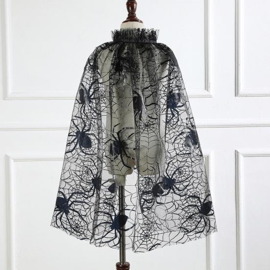 Накидка на Хэллоуин, легкая универсальная одежда, паутина, летучая мышь, тюлевой плащ, костюм для косплея, реквизит для фотосъемки