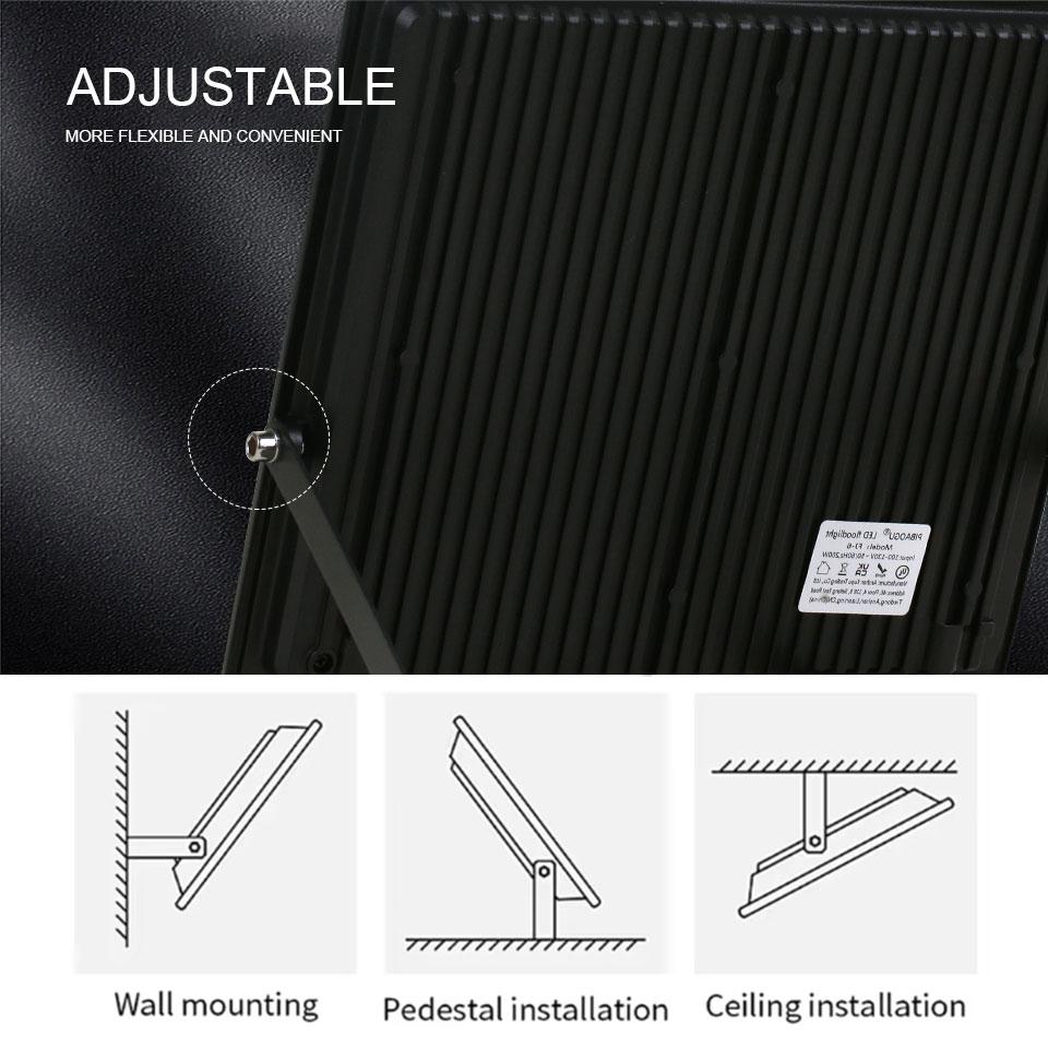 LED Flood Light 10W 20W 30W 50W 100W Floodlight AC 220V Outdoor Lighting Reflector Spotlight IP66 Waterproof Wall Floodlights