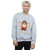 Disney Mens Wreck It Ralph Happy Face Sweatshirt