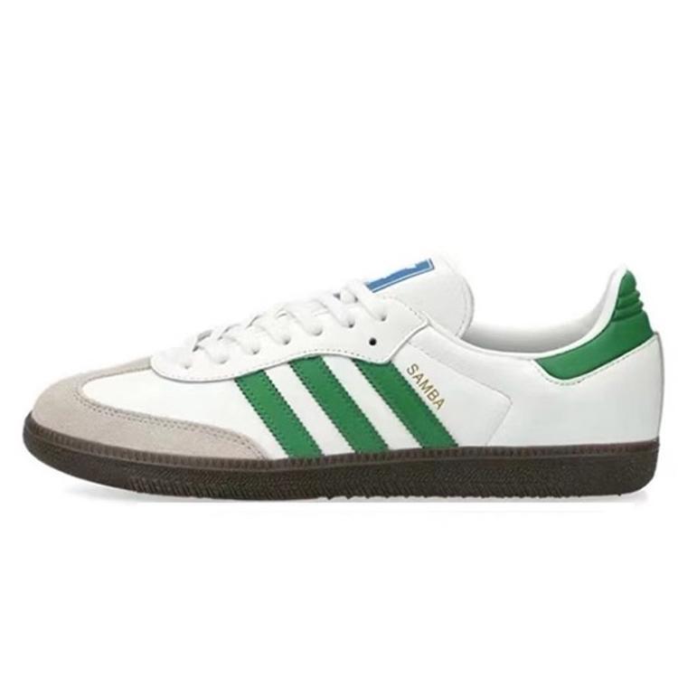 adidas Оригинальные SAMBA OG Нескользящие Устойчивые к истиранию Низкие Скейтбордические Кроссовки Унисекс Синие B75806(КомандаY-)