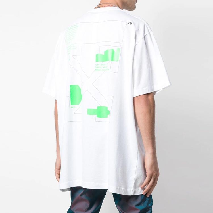 Off-White 2020 SS Street Style Oversize Short Sleeve Men's OMAA038R201850060145