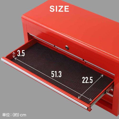 life_mart Tool Box [Large Capacity 4 Tiers, 6 Drawers + Top Section] Top Chest Tool Chest Tool Box Cabinet Storage Case Tool Box Tool Storage Bearing