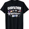 Крестный отец именинника Космический астронавт Футболка на день рождения