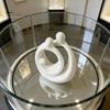 Высококачественная Арт-мебель 3D-печатная Абстрактная Статуя Святого Семейства, Минималистичная Белая Круглая Обнимающая Скульптура, Современные Украшения для ТВ-тумбы Эстетичные