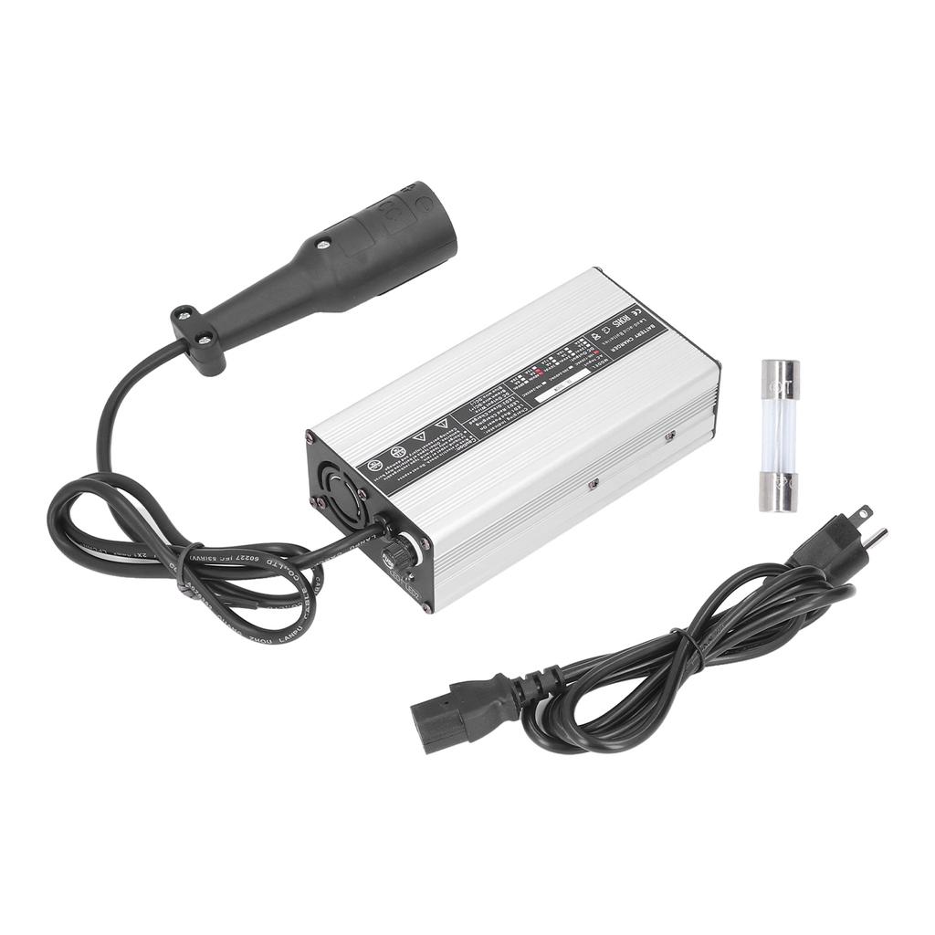 Зарядное устройство для аккумулятора Club Car 48 В 5 А 3-контактное круглое алюминиевое 60 Гц Замена для Precedent 2004–2014