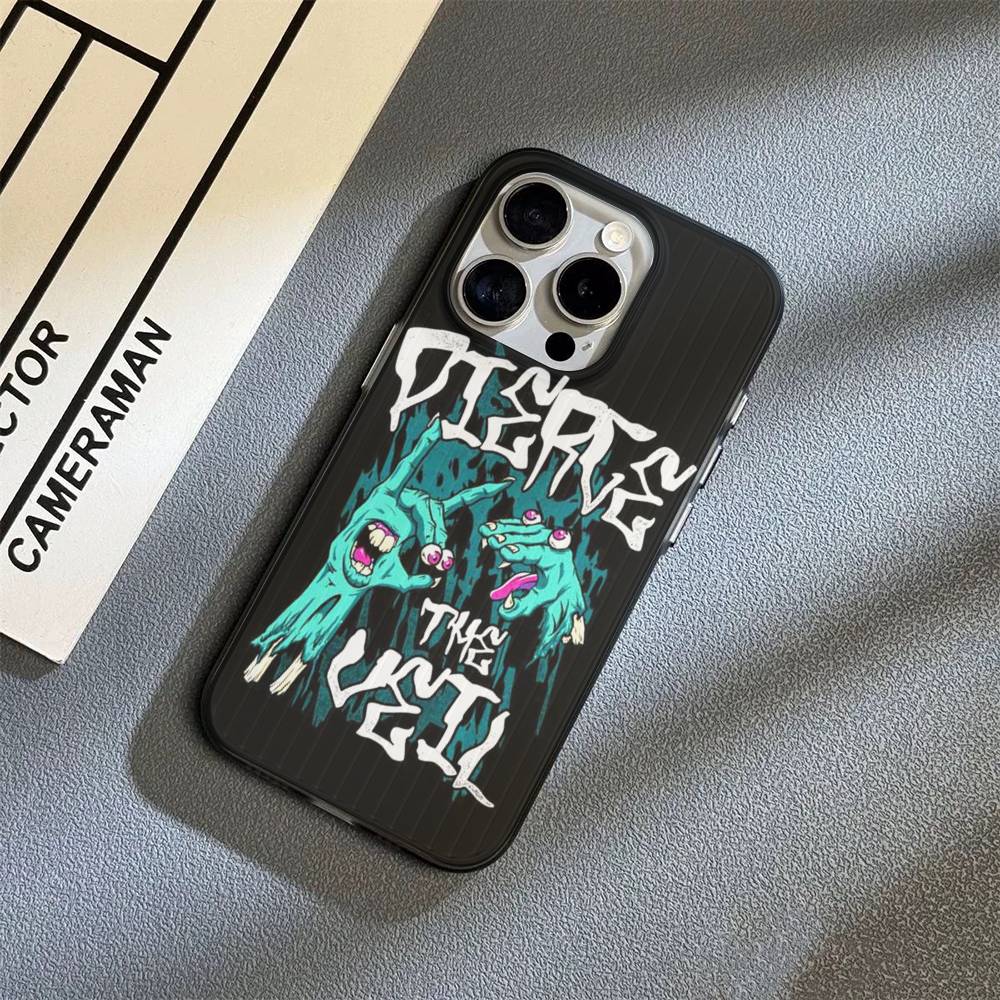 Чехол для телефона P-Pierce The Veil Band для iPhone 17 16 15 14 Plus 11 12 13 Pro Max Ударопрочная защита Мягкая задняя крышка
