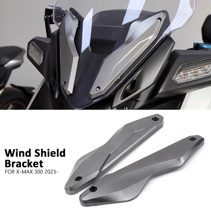 2023-2025 Кронштейн ветрового стекла для XMAX300 Для YAMAHA XMAX125 XMAX250 X-Max XMAX 125 250 X-MAX 300 400 Мотоцикл Декоративная планка ветрового стекла
