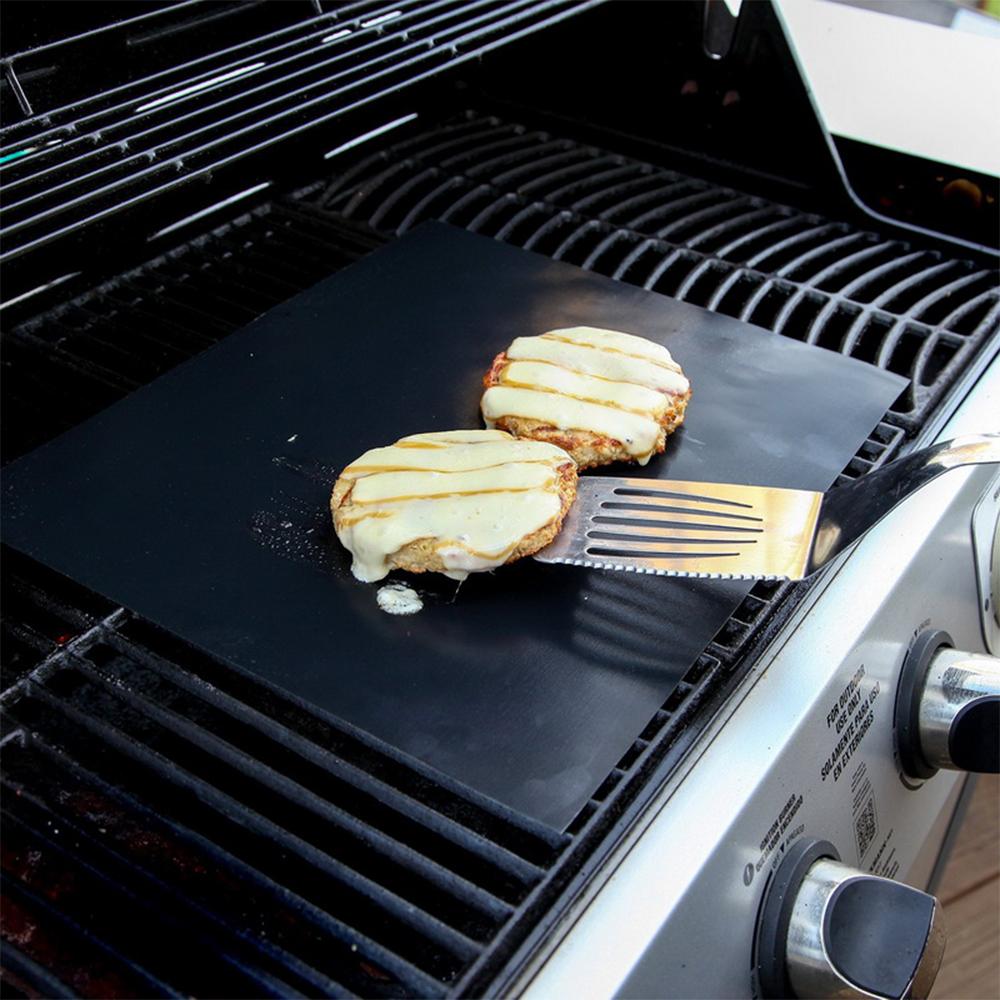 BBQ Grill Mat for Barbecue Grill Sheet Cooking and Baking and Microwave Oven Use Black Promotion