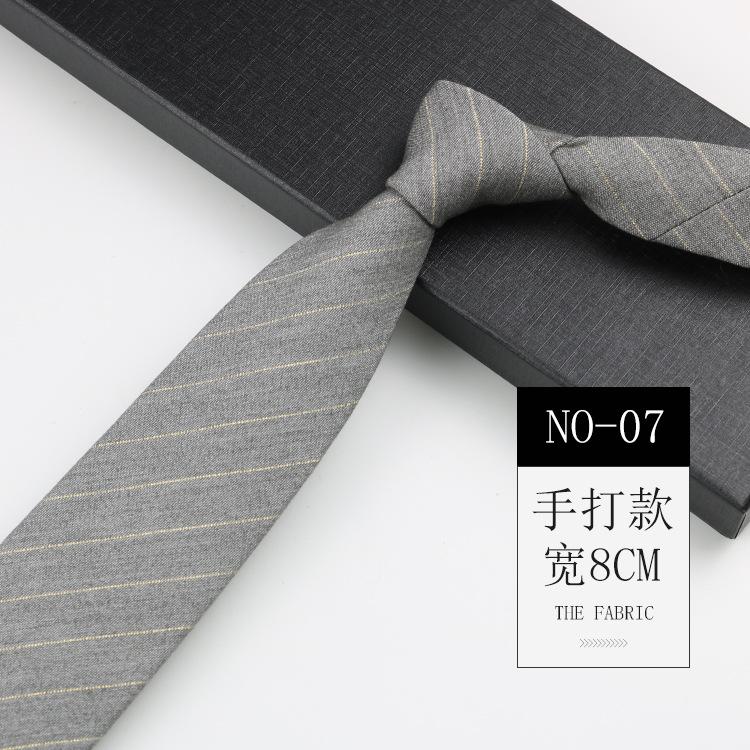 Клетчатый галстук мужской, британский стиль, деловой кэжуал, рубашка для костюма, высококлассный полосатый трендовый галстук женский ручной работы