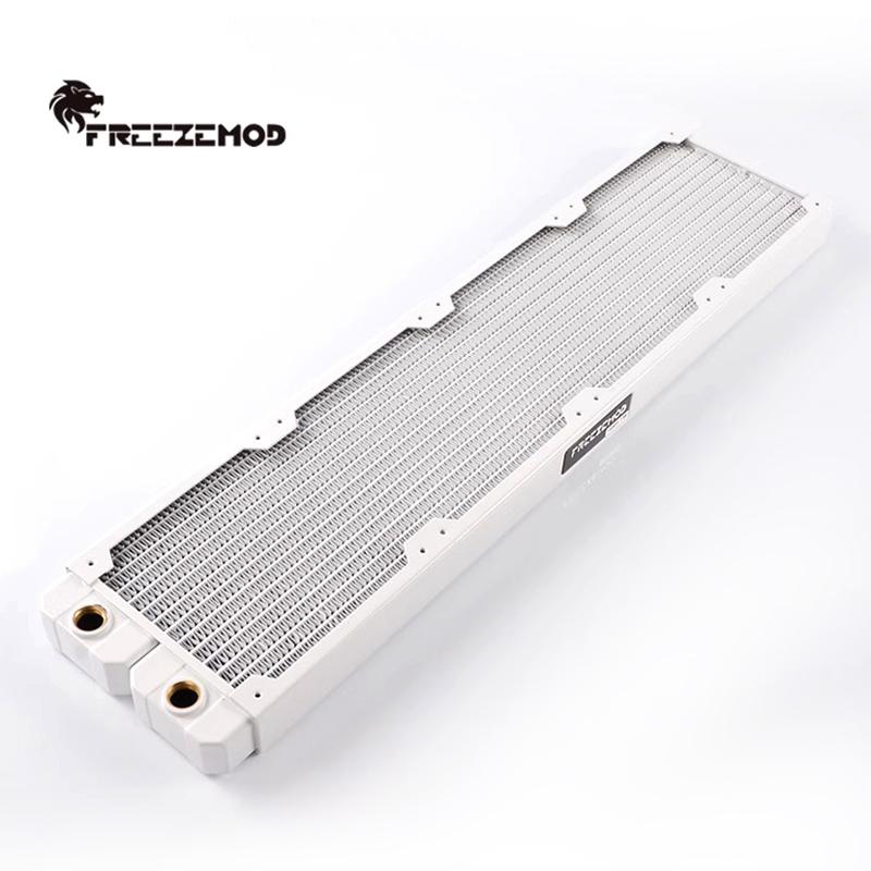 FREEZEMOD Медный радиатор G1/4'' толщиной 29 мм 120/240/360/480 мм для ПК с водяным охлаждением. Рядный радиатор-охладитель для 120-мм вентилятора