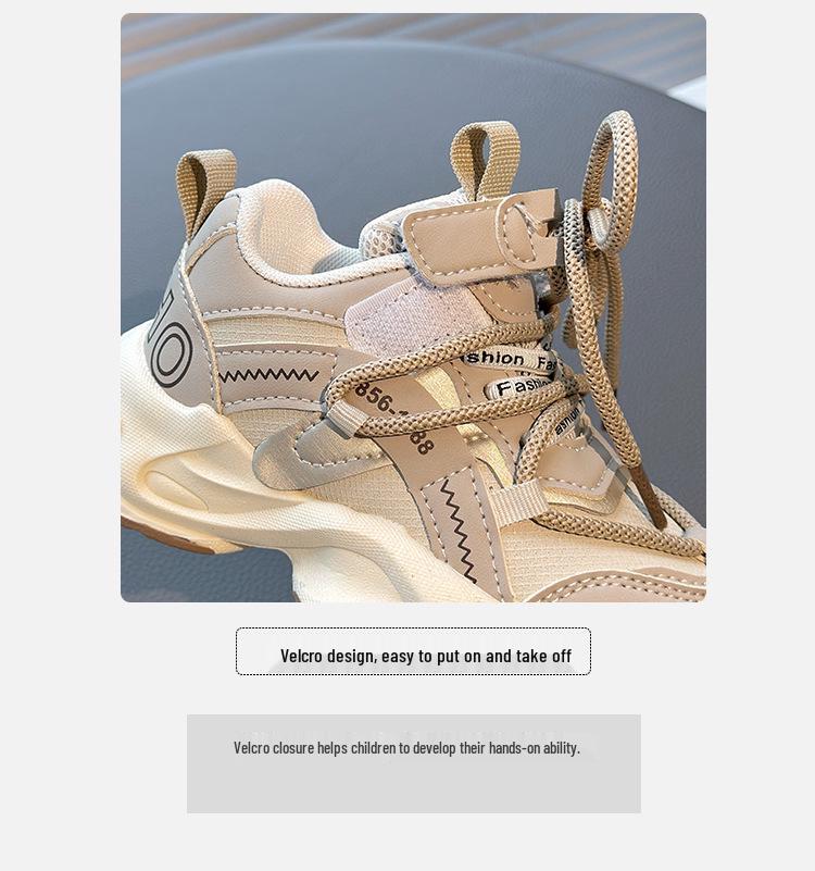 Легкие кроссовки для мальчиков и девочек 2025 года - Кроссовки с мягкой подошвой для детей, Весна и Осень