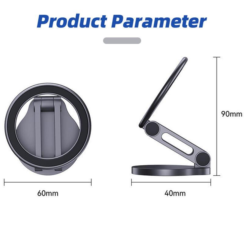HdoorLink Flexible Magnetic Desktop Stand Foldable Phone Holder Magsafe Car Mount For Iphone 12 13 14 15
