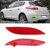 1 пара для Renault Megane MK3 2008 -2013 265650004R Катафоты заднего бампера Замена линз Красный Левый Правый Пластиковые детали