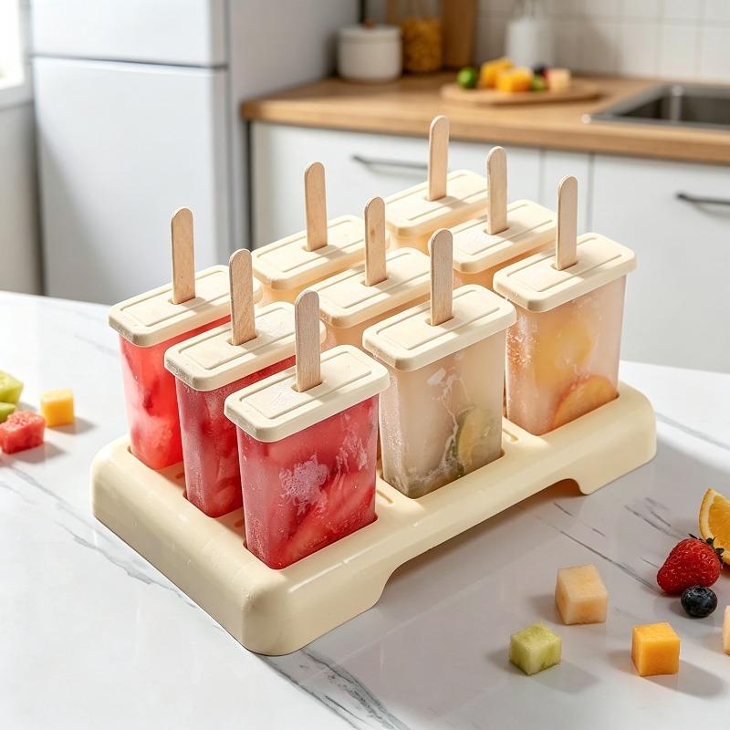 Ice Cream Popsicle Mold Ice Cube Tray Homemade Ice Cream Tool Reusable Ice Cream Popsicle Mold Ice Cream Machine