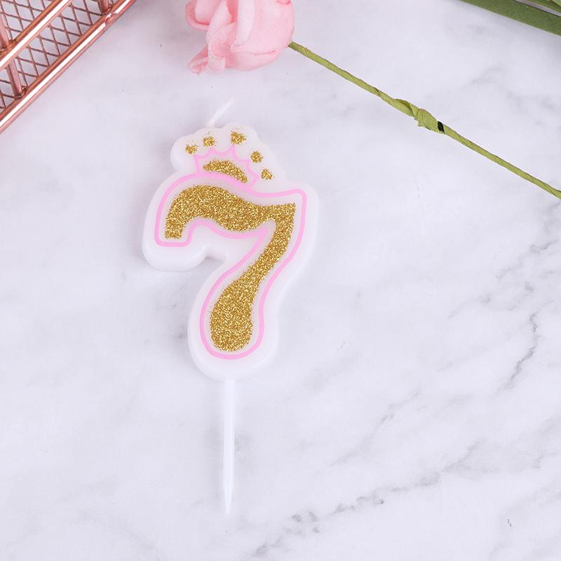 Свеча на день рождения в виде цифры