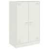VidaXL Buffet blanc 67x39x107 cm acier, armoire, armoire latérale, armoire de rangement, armoires, placard, buffet haut, 841666