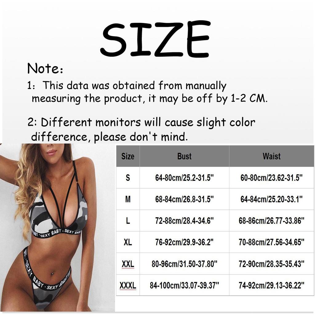 Женское нижнее белье с буквенным принтом, трусы, камуфляжное нижнее белье, стринги