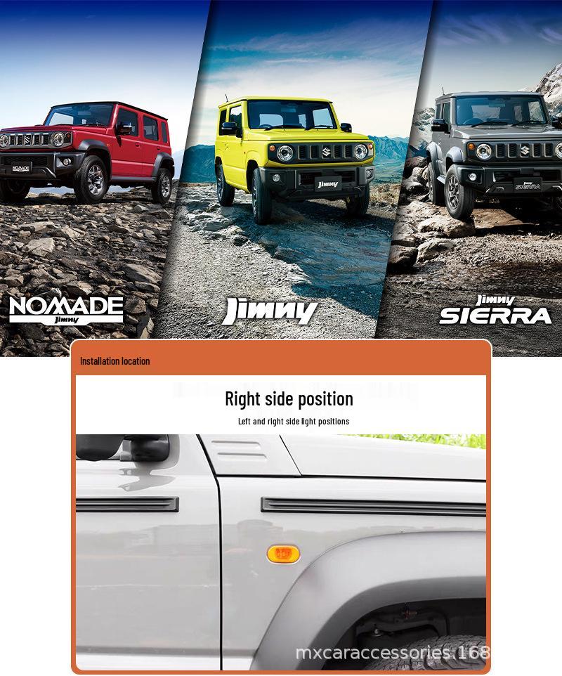 Накладка на фонарь крыла для Suzuki Jimny JB64/74 JC74/XL 2019-2026