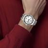 Swatch Кварцевый механизм 30м Водонепроницаемость Мужские Часы Часы 43мм Серебристый Циферблат Стальной Браслет YGS766G