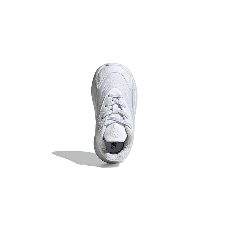 adidas Оригинальные спортивно-повседневные кроссовки Ozelia с низким верхом, нескользящие, износостойкие, для ходьбы, детские, белые GW8127