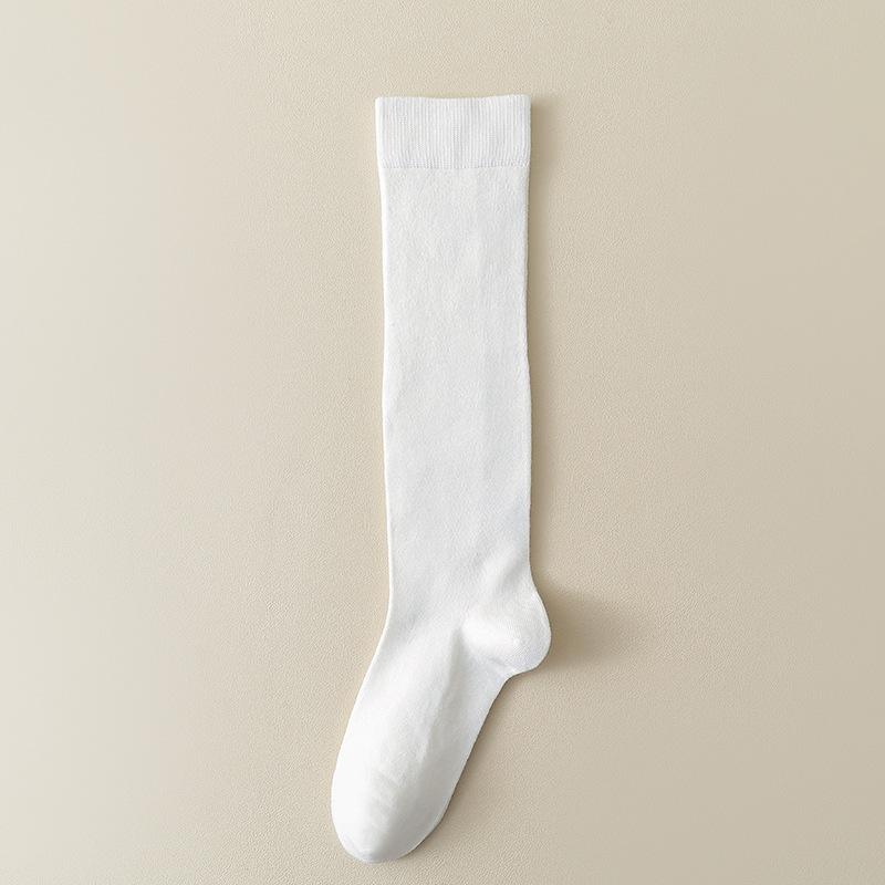 Женские осенне-зимние толстые однотонные гольфы с микродавлением для ног