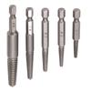 5PCS Chrome-Moly Alloy Steel Screw Remover Set Bolt Extractor Tool  For Damaged Bolts