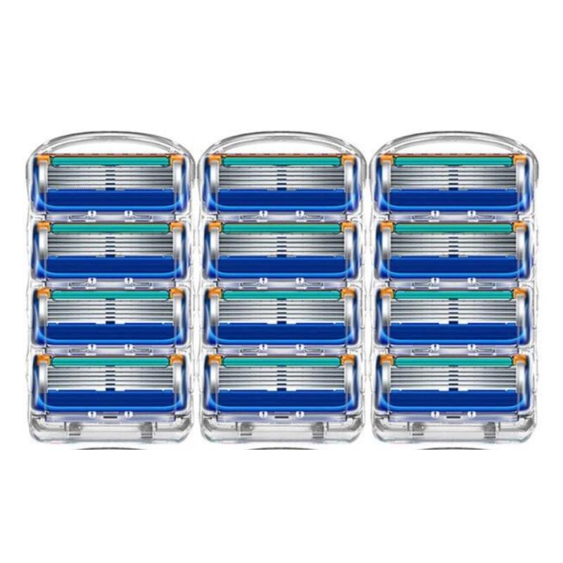 4 шт./упак. Мужские бритвенные лезвия, кассеты для бритья, сменные лезвия для бритья Fusione