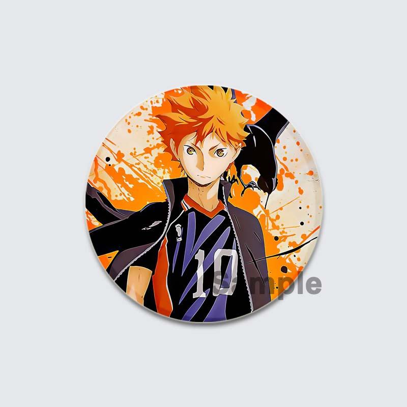 32/44/58 мм значки с героями мультфильмов Аниме Haikyuu!! Значок Манга Фигурки Значки Значок Рюкзак Одежда Украшения Броши для Сумки DIY Аксессуары