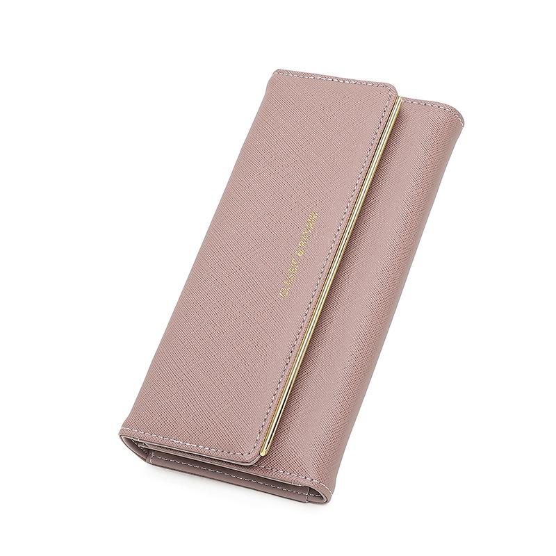 Women's Retro Tri-fold Leather Wallet - Large Capacity Clutch