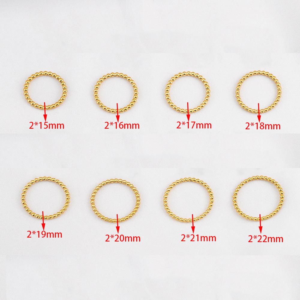 2pcs Stainless Steel Closed Ring Round Twisted Circles Ear Wire Hoops Pendant Connectors for DIY Jewelry Earring Making Findings