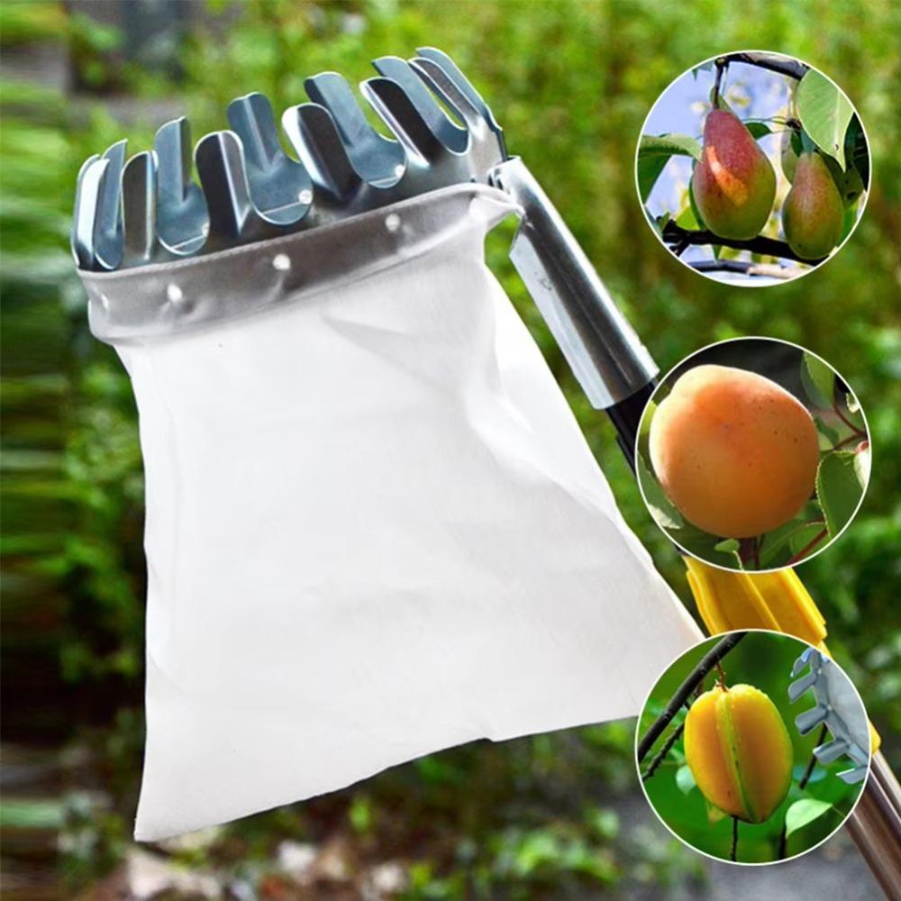 Portable Fruit Picker Tool Handheld Fruit Harvester Fruit Picker Basket Head Farm Garden Supplies