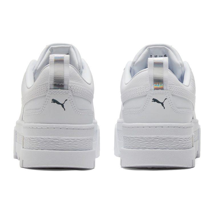 Puma Кроссовки для скейтборда Mayze Lth Iridescent Женские Белые 387269-01