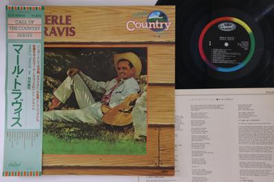 Виниловая пластинка MERLE TRAVIS - Merle Travis ECS50059 CAPITOL 1980 Япония Obi Кантри Б/у