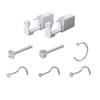 Disposable Sterile Nose Rings Stud Piercing Unit Earring Kit Set Gun Tool