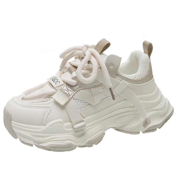 Обувь женская 2025 новая весна супер огонь жареная улица папины кроссовки женская платформа универсальная спортивная обувь