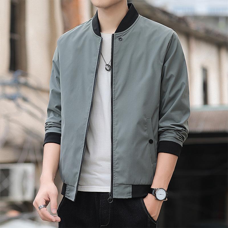 Spring and Autumn Jackets for Men Korean Sports Sports and Casual Stand Collar Jacket Baseball Suit Men's Jacket
