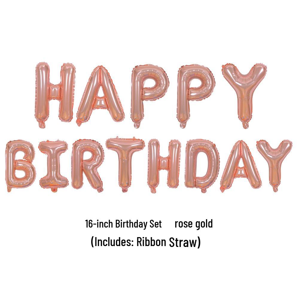 Набор украшений из 16-дюймовых шаров-букв «С Днем рождения»