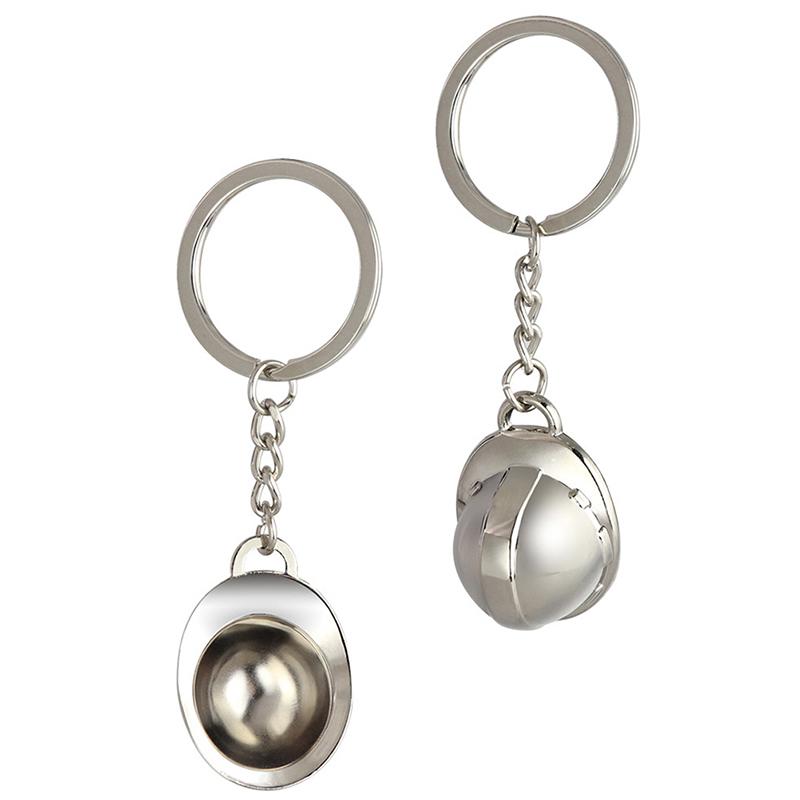 Мини-имитация металлической каски, брелок для ключей, праздничный креативный ювелирный подарок