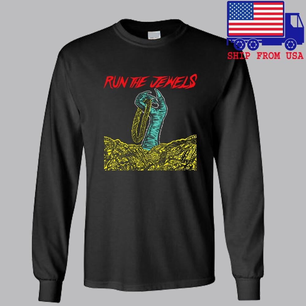 Run the Jewels Men#039;s Black Navy Blue Size S to 3XL Unisex T-Shirt