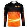 Men's Long Sleeve T-Shirt Off-Road Motorcycle Cycling Jersey M-T-B Outdoor Sports Fitness Climbing Fishing Top Loose Clothes