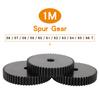 Шестерня 1M-56T/57T/58T/59T/60T/61T/62T/63T/64T/65T/66T SC45# Углеродистая сталь Чернение Зубья шестерни двигателя Шаг 3,14 мм