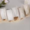 Floral Embroidery Floral Lace Trim Ribbon 5 Yards/Roller Gifts Packaging Material Lace Roll Trim