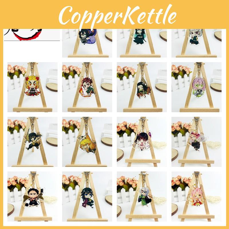 Высококачественный акриловый брелок Demon Slayer Kimetsu No Yaiba с двусторонней HD-печатью