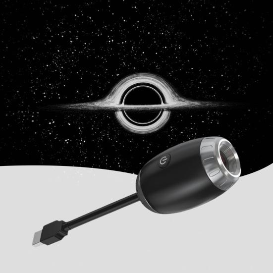 USB Car Projector Lamp 360 Starry Sky Projection Degrees Adjustable Lamp 3 Brightness Home Bedroom Automotive