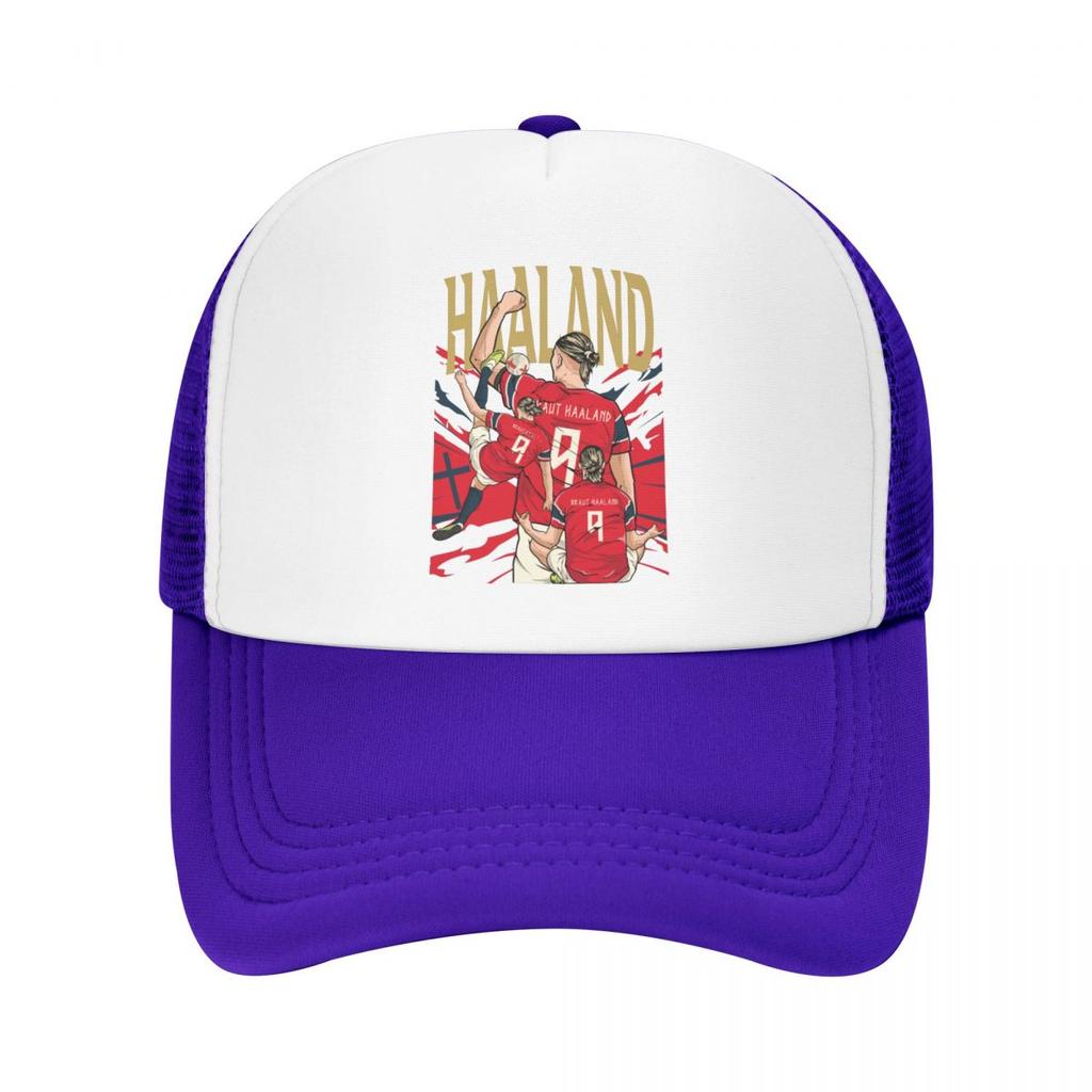 Erling Haaland Kawaii Baseball Caps Mesh Hats Sun Caps Sport Adult Caps